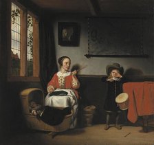 The Naughty Drummer, 1655. Creator: Nicolaes Maes.