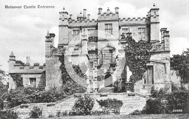 Entrance of Bolsover Castle, Derbyshire. Artist: Unknown