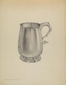 Silver Mug, c. 1937. Creator: Aaron Fastovsky.