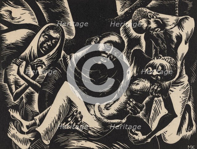 Pieta, 1940. Creator: Marion Kronfeld.