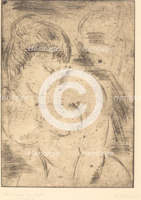 Woman's Dream (Der Traum des Weibes), 1914. Creator: Wilhelm Lehmbruck.