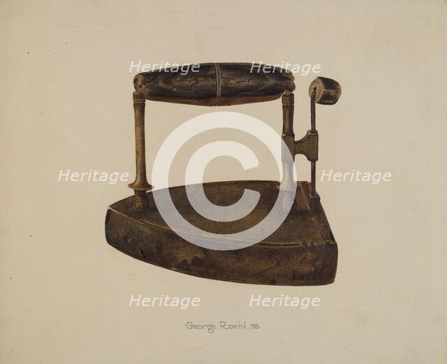 Flatiron, c. 1942. Creator: George Roehl.