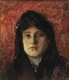 Tete de Femme, ca. 1910. Creator: Frank Edwin Scott.