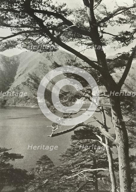 'The Hotel Across The Lake, Shoji', 1910. Creator: Herbert Ponting.