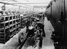 Assembly line of the Morris Bullnose, Cowley, Oxfordshire, 1925. Artist: Unknown