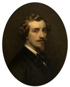 Self Portrait, 1852. Creator: Joseph Henri Francois Van Lerius.