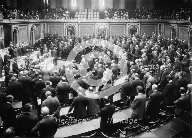 Opening of Last Session of 62nd U.S. Congress, December 2, 1912. Creator: Harris & Ewing.