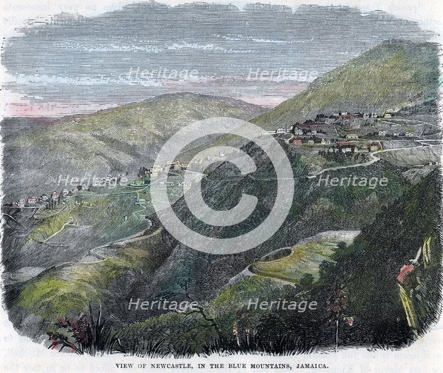 'View of Newcastle, in the Blue Mountains, Jamaica', c1880. Artist: Unknown