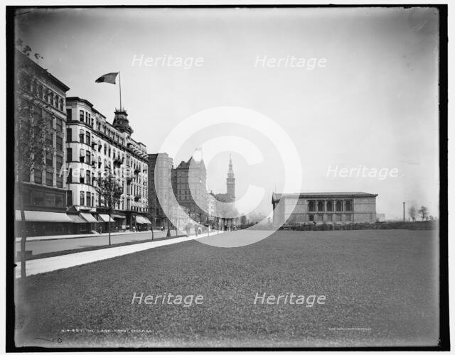The Lake front, Chicago, 1902 Sept 16. Creator: Unknown.