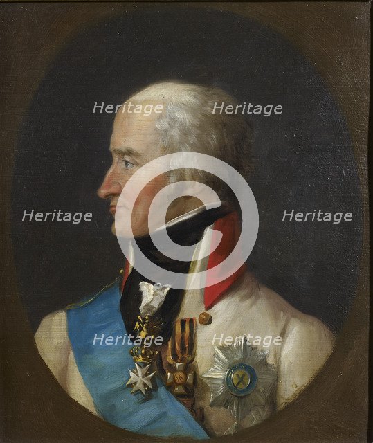 Portrait of Count Levin (Leonty) August Theophil von Bennigsen (1745-1826), c. 1810. Artist: Stroely (Stroehling), Peter Eduard (1768-1826)