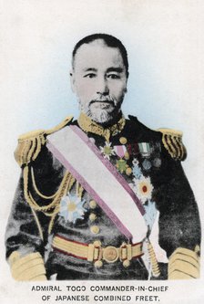 Admiral Togo, Commander-in-chief of Japanese Combined Fleet, c1903-1905. Artist: Unknown