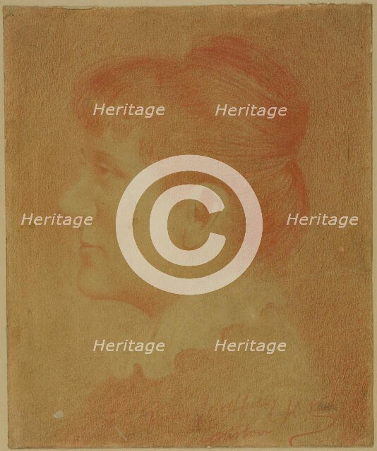 Self-Portrait, n.d. Creator: Catherine Greenaway.