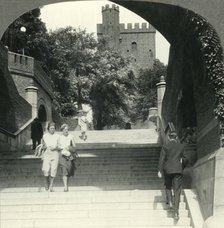 'Approach to the Historic Karnan Castle, Helsingborg, Sweden', c1930s. Creator: Unknown.
