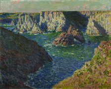 Les Rochers de Belle-Ile (The rocks in Belle-Ile), 1886. Creator: Monet, Claude (1840-1926).