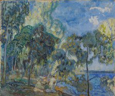 Landscape in Korpilahti, 1913. Creator: Yrjö Aleksander Ollila.