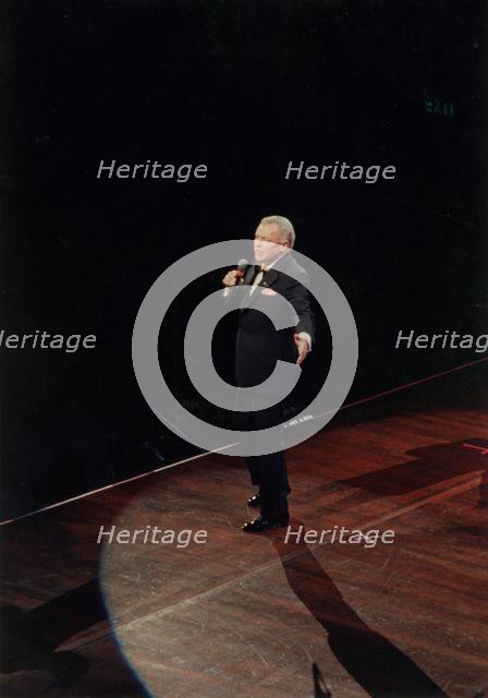 Frank Sinatra, Royal Albert Hall, London, 1989.   Creator: Brian Foskett.