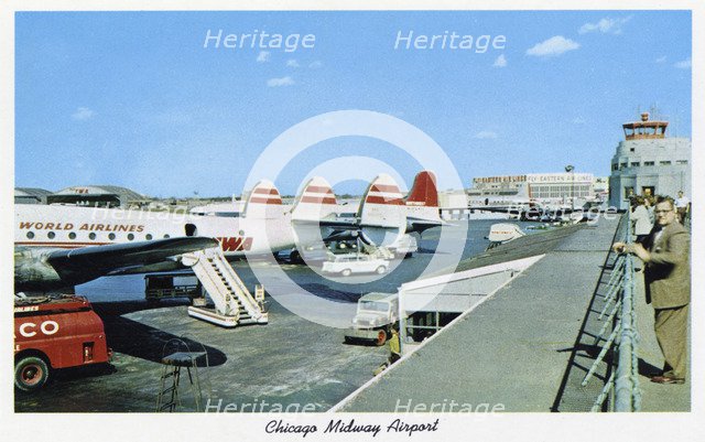 Chicago Midway Airport, Illinois, USA, 1959. Artist: Unknown