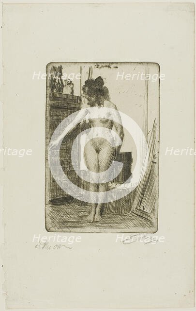 Before the Stove, 1903. Creator: Anders Leonard Zorn.