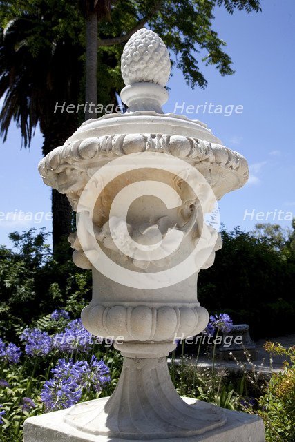 A garden decoration in Monserrate Park, Sintra, Portugal, 2009. Artist: Samuel Magal