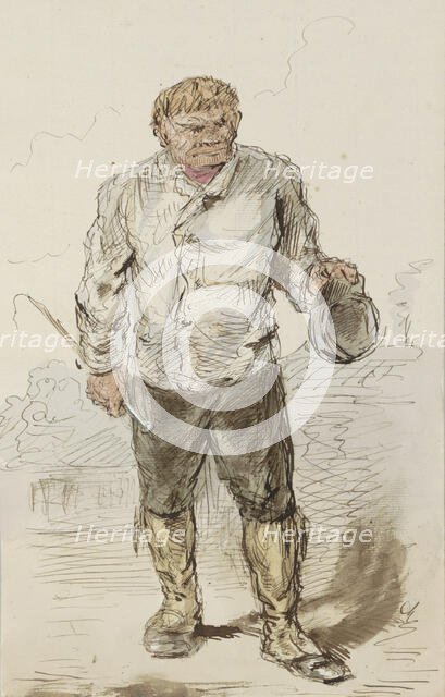 Beggar, c.1854-c.1887. Creator: Alexander Ver Huell.