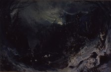 Stage design for the opera The Power of the Fiend by A. Serov, 1871. Artist: Bocharov, Mikhail Ilyich (1831-1895)