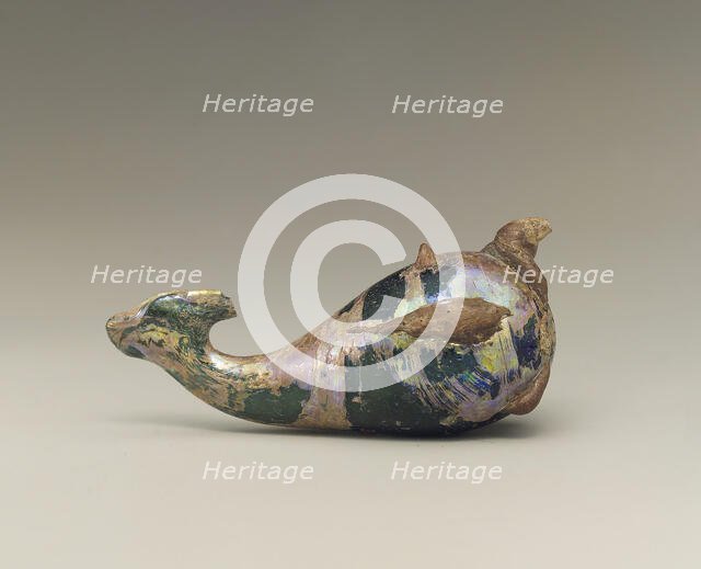 Bird-shaped Pendant with Brown Wings (Toy?), Syria, 13th century. Creator: Unknown.