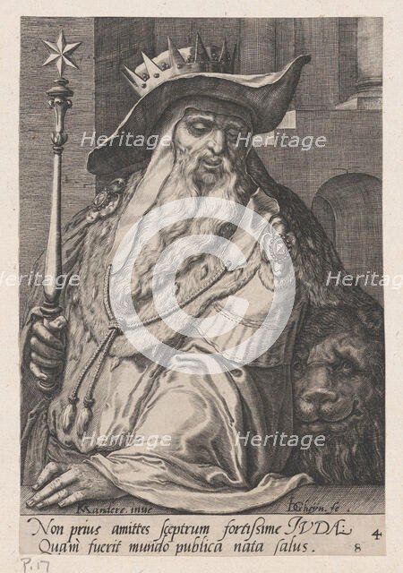 Judah, from The Twelve Sons of Jacob. Creator: Jacques de Gheyn II.