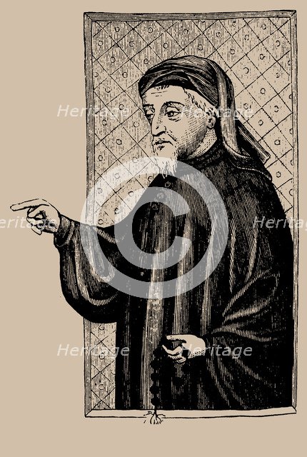 Portrait of Geoffrey Chaucer, .