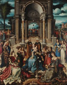 The Virgin and Child with Saints. Creator: Holbein, Hans, the Elder (1465-1524).