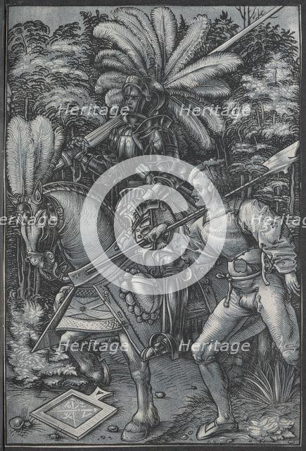 The Knight and Lansquenet, c. 1512. Creator: Hans Wechtlin (German, 1480/85-aft 1526).