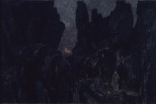 Stage design for the opera Carmen by G. Bizet, 1908. Artist: Golovin, Alexander Yakovlevich (1863-1930)