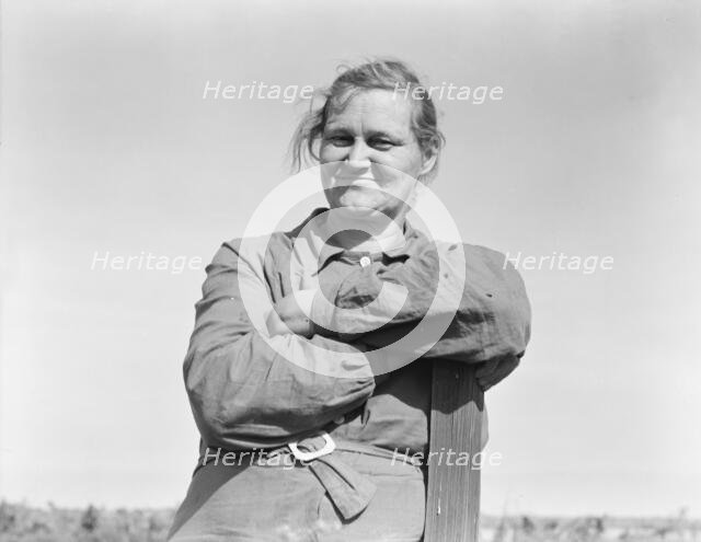 Arkansas mother, Tulare County, CA, 1938. Creator: Dorothea Lange.