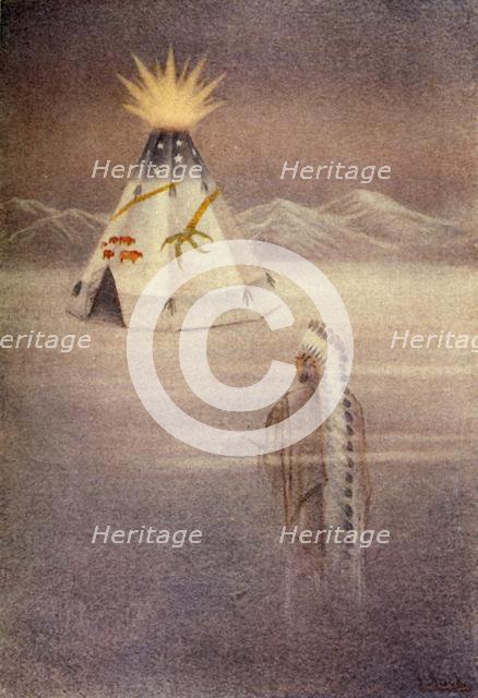 'He described a great teepee', 1914. Creator: Unknown.