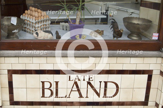 Shop window, St John Street, Islington, London, 2005. Creator: Derek Kendall.