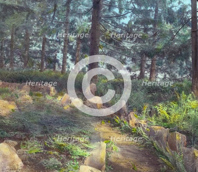 "Lyndhurst," Finley Johnson Shepard house, 635 South Broadway, Tarrytown, New York, c1914. Creator: Frances Benjamin Johnston.