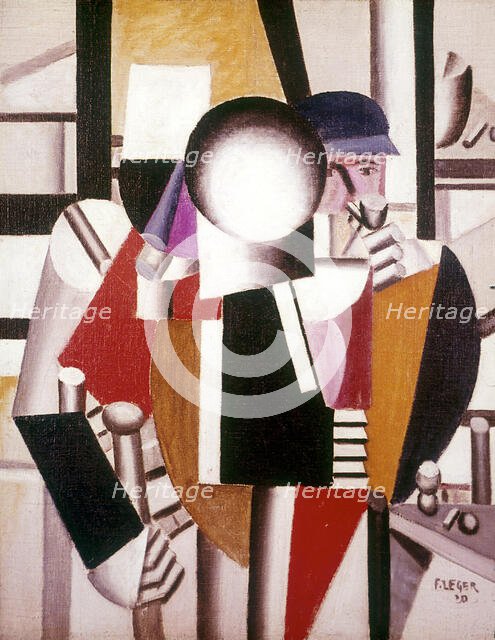 'The Three Comrades' ('Les trois camarades'), 1920. Creator: Fernand Leger.