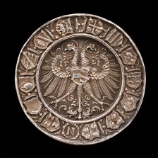 Coat of Arms on a Double-headed Eagle [reverse], 1521. Creators: Albrecht Durer, Hans Krafft the Elder.