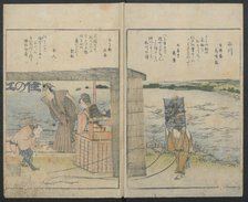 Famous Sites of Edo, 1800. Creator: Hokusai.