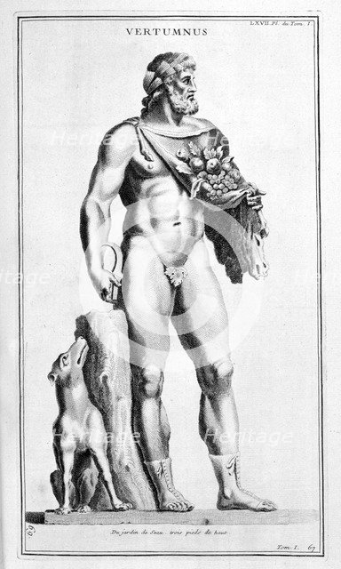 'Vertumne', 1757. Artist: Bernard de Montfaucon