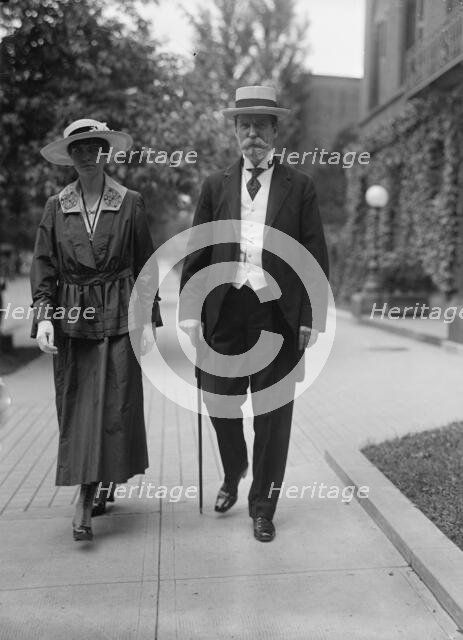 Hughes, Charles Evans, Governor of New York, 1907-1910; Associate Justice of Supreme Court..., 1917. Creator: Harris & Ewing.