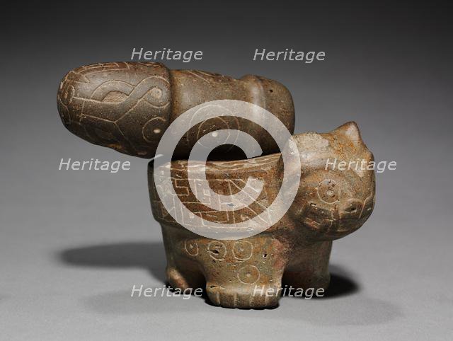 Feline Mortar and Pestle, 700 BC-1. Creator: Unknown.