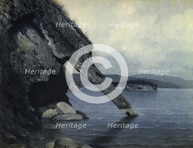 Cliff "Trunk" and Shaman's Rock, 1880-1897. Creator: Pavel Mikhailovich Kosharov.