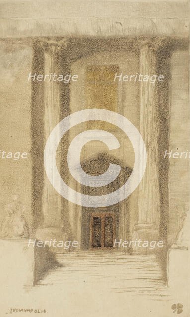 Federal Building, Indianapolis, about 1908. Creator: Richard Brown Black.