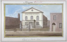 View of the chapel in Penton Street, Southwark, London, 1825. Artist: G Yates