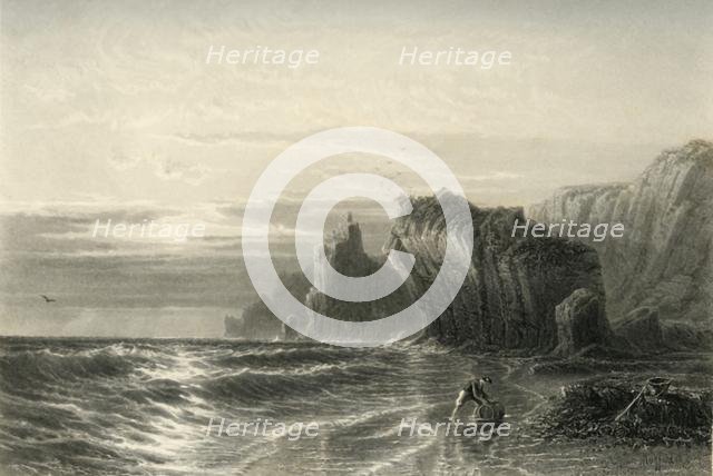'Kynance Rocks, Cornwall', c1870.