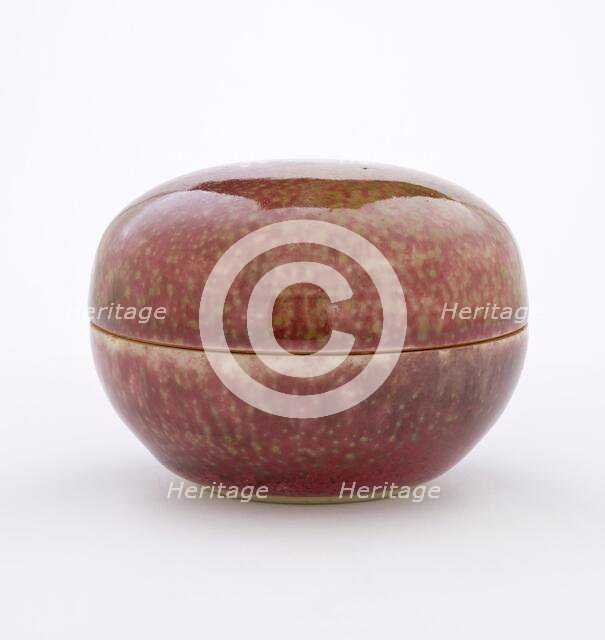 Ink box with cover, 1700-1899. Creator: Unknown.