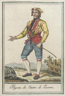 Costumes de Différents Pays, 'Paysan du Canton de Lucerne', c1797. Creator: Jacques Grasset de Saint-Sauveur.