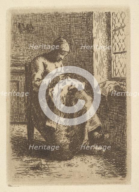 The Sewer, 1855. Creator: Jean Francois Millet.