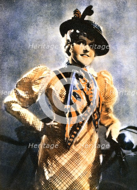 Betty Balfour, English silent screen actress, 1934-1935. Artist: Unknown