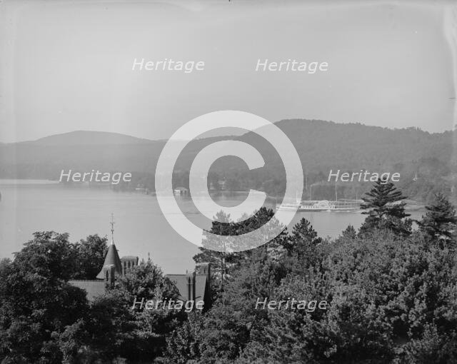 Bolton Bay from the Sagamore, Green Island, Lake George, c1904. Creator: Unknown.